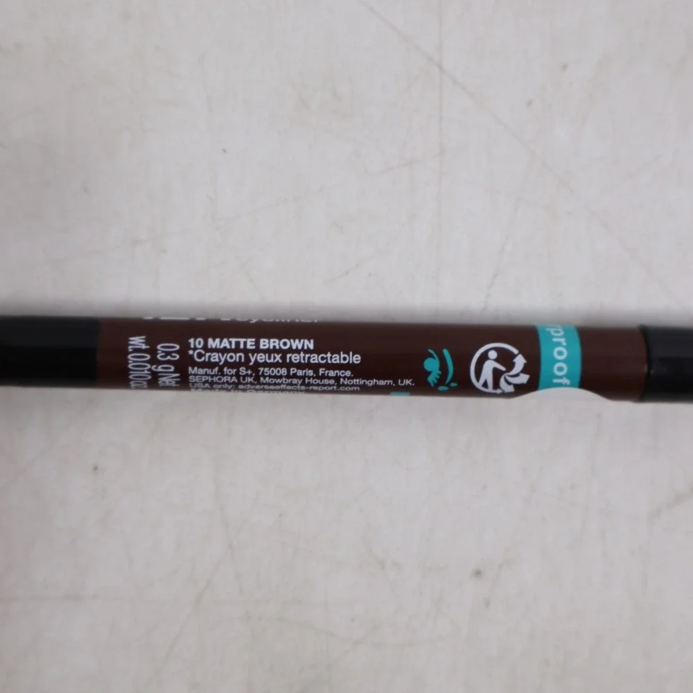 SEPHORA COLLECTION 12HR Colorful Waterproof Retractable Eyeliner, 10 Matte Brown